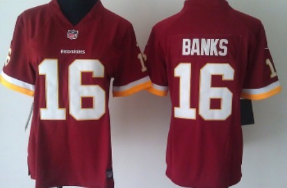 Nike Womens Team Nike Jerseys Washington Redskins 16 Brandon Banks Red Game